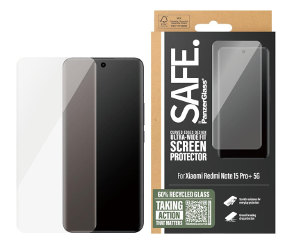 Szkło i folia ochronna PanzerGlass SAFE Ultra-Wide Fit do Xiaomi Redmi Note 15 Pro+ 5G